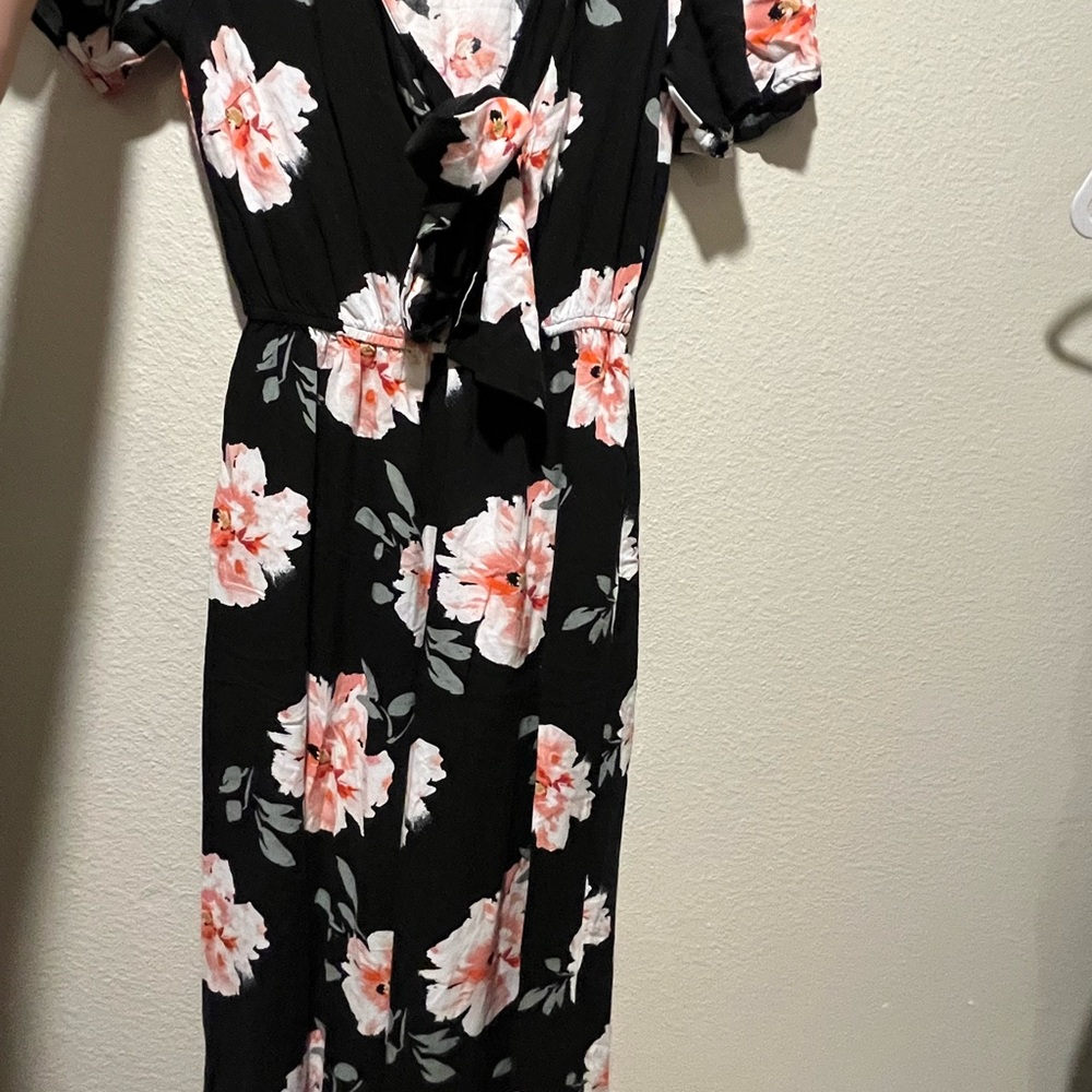 Floral Wide Leg Jumpsuit